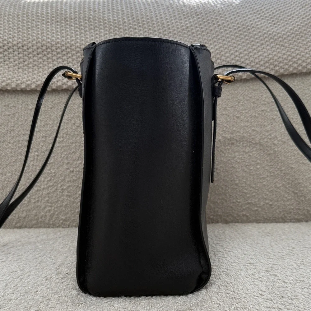 Marc Jacobs Black Tote with Gold Accents